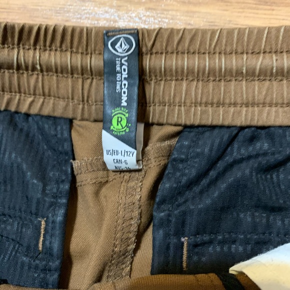 Volcom Boy’s Brown Jogger Pants | Size: US 12Y 26x27 - Picture 3 of 3